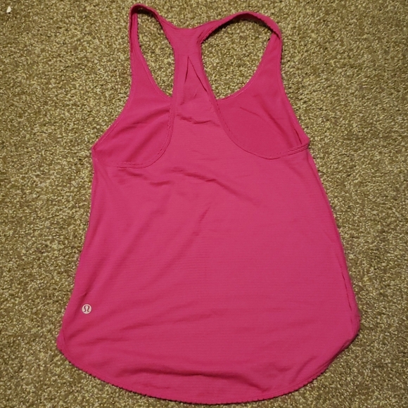 Lululemon 105F Singlet sz 2 pink - Picture 4 of 5